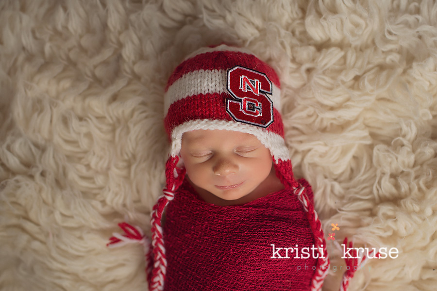 NC State newborn photo