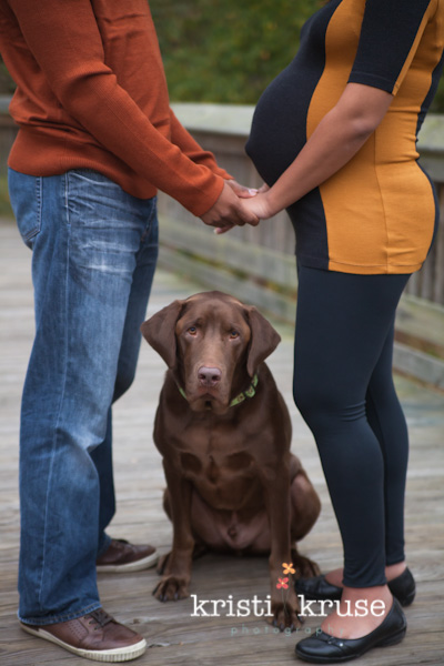 Puppy maternity session